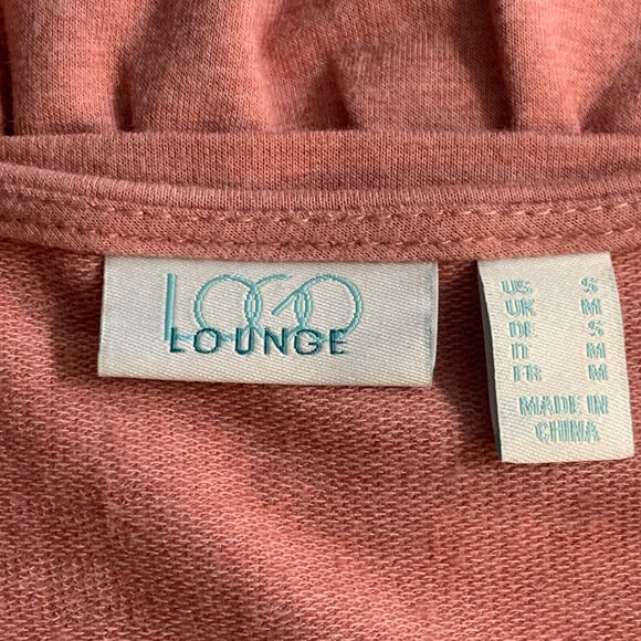 LOGO Lounge Top French Terry Vest Sleeveless Pockets‎ Sz Small EUC - Picture 6 of 10